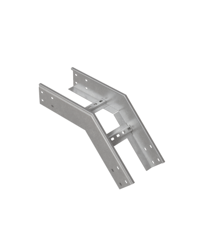 Угол лестничный вертикальный внешний 45 гр. 100х100х1,5 мм HD N КМ-профиль (LVL45-100-100-1.5 HD N) в Кемерово Аксессуары для лотков Pintop.ru