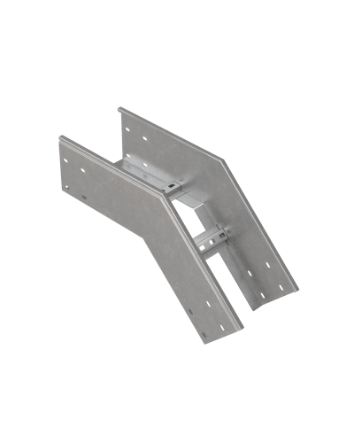 Угол лестничный вертикальный внешний 45 гр. 150х400х1,5 мм N КМ-профиль (LVL45-150-400-1.5 N) в Кемерово Аксессуары для лотков Pintop.ru