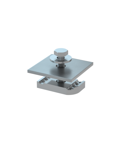 Прижим лестничного лотка к страт-профилю HD КМ-Профиль (STPR HD) в Кемерово Аксессуары для лотков Pintop.ru