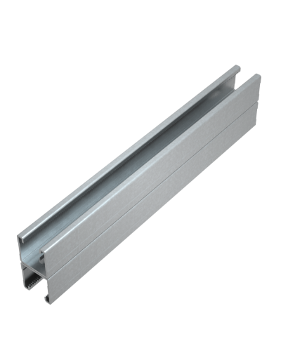 Страт-профиль двойной 41х41 L1700 мм s:1,5 HD КМ-Профиль (2STP41-41-1700 HD) в Кемерово Аксессуары для лотков Pintop.ru