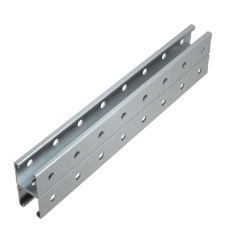 Страт-профиль двойной 41х41 L650 мм s:2,5 (тройная перфорация) HD КМ-Профиль (2STPU41-41-650 3P HD)