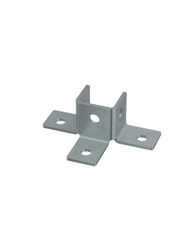 Пластина угловая тройная короткая HD85 КМ-профиль (3USG2 HD85) в Кемерово Аксессуары для лотков Pintop.ru