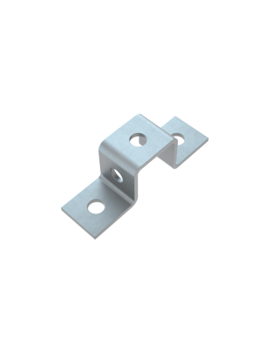 Прямоугольная скоба для страт-профиля 41х41 мм HD КМ-Профиль (PS41-41 HD) в Кемерово Держатели, клипсы, скобы Pintop.ru