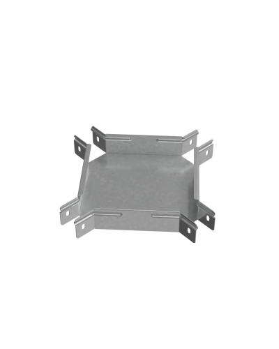 Х-разветвитель 50х50 мм ПЛЮС INOX304 КМ-Профиль (XDplus50-50 INOX304) в Кемерово Аксессуары для лотков Pintop.ru