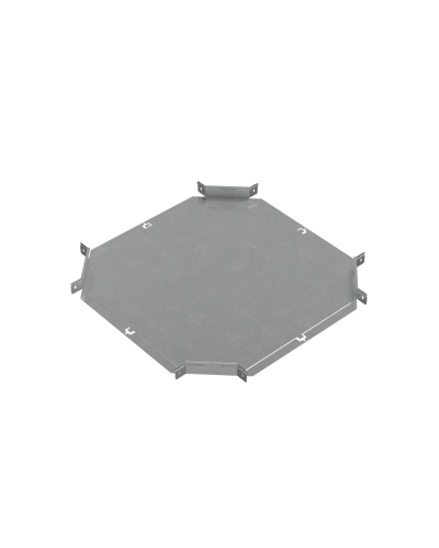 Х-разветвитель 50х500 мм ПЛЮС INOX304 КМ-Профиль (XDplus50-500 INOX304) в Кемерово Аксессуары для лотков Pintop.ru