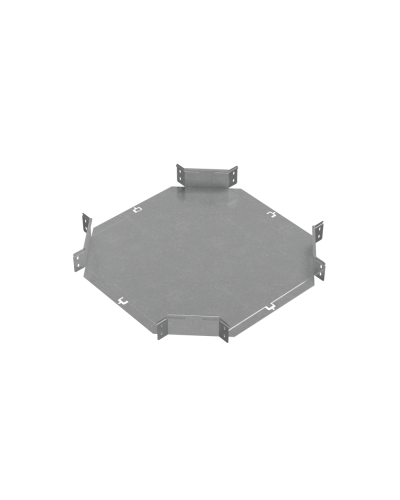 Х-разветвитель 80х400 мм ПЛЮС HD85 КМ-профиль (XDplus80-400 HD85) в Кемерово Аксессуары для лотков Pintop.ru