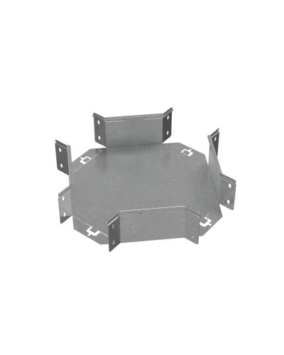 Х-разветвитель 100х150 мм ПЛЮС HD85 КМ-профиль (XDplus100-150 HD85) в Кемерово Аксессуары для лотков Pintop.ru