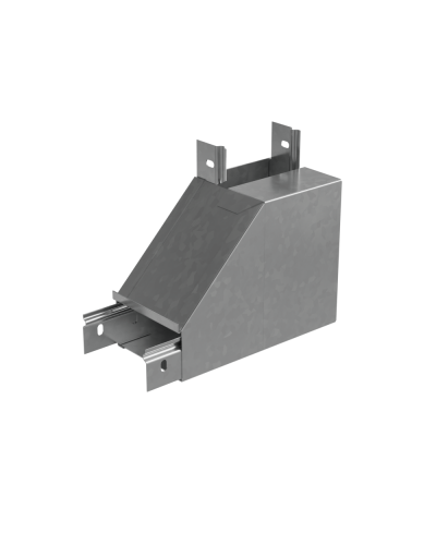 Угол вертикальный внутренний L 50х150 мм с разворотом трассы на 90 гр. ПЛЮС INOX304 КМ-Профиль (NLPDplus90-50-150-L INOX304) в Кемерово Аксессуары для лотков Pintop.ru