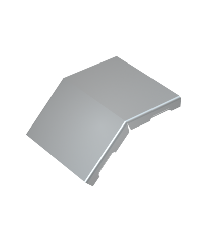 Крышка внешнего вертикального угла 45 гр. 200 мм КМ-Профиль (KVL45-200) в Кемерово Аксессуары для лотков Pintop.ru