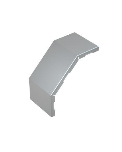 Крышка внешнего вертикального угла 90 гр. 50 мм КМ-Профиль (KVL90-50) в Кемерово Аксессуары для лотков Pintop.ru