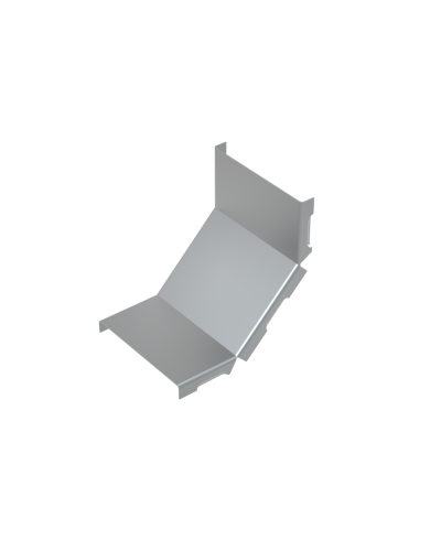 Крышка внутреннего вертикального угла 90 гр. 100 мм КМ-Профиль (KNL90-100) в Кемерово Аксессуары для лотков Pintop.ru