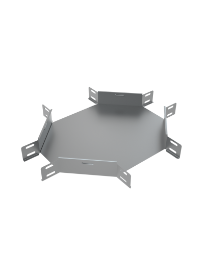 Х-разветвитель 50х100 мм КМ-Профиль (XD50-100) в Кемерово Аксессуары для лотков Pintop.ru