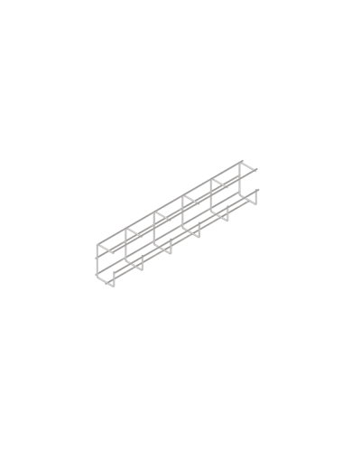 G-образный проволочный лоток 110х65 L3000 мм КМ-Профиль (PLG110-65-3000) в Кемерово Кабельные лотки Pintop.ru