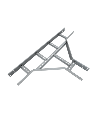 Т-отвод лестничный 100х500х1,2 мм Быстрый монтаж HD КМ-Профиль (LTDS100-500-1.2 HD) в Кемерово Аксессуары для лотков Pintop.ru