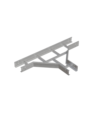 Т-отвод лестничный 100х400х1,5 мм HD N КМ-профиль (LTD100-400-1.5 HD N) в Кемерово Аксессуары для лотков Pintop.ru