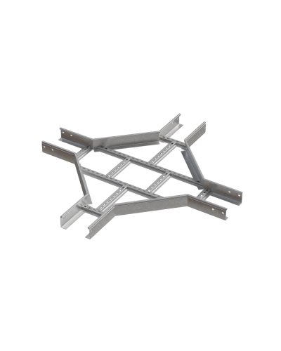 Х-разветвитель лестничный 80х300х1,5 мм HD85 N КМ-профиль (LXD80-300-1.5 HD85 N) в Кемерово Аксессуары для лотков Pintop.ru