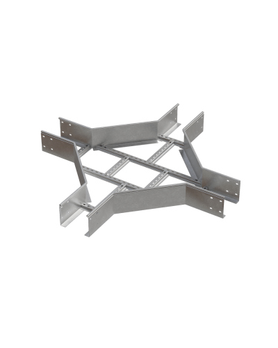 Х-разветвитель лестничный 150х800х2,0 мм HD N КМ-профиль (LXD150-800-2.0 HD N) в Кемерово Аксессуары для лотков Pintop.ru