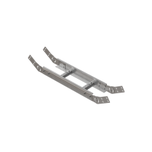 Вертикальный шарнирный угол 80х200х2,0 мм HD85 N КМ-профиль (LSHL80-200-2.0 HD85 N)