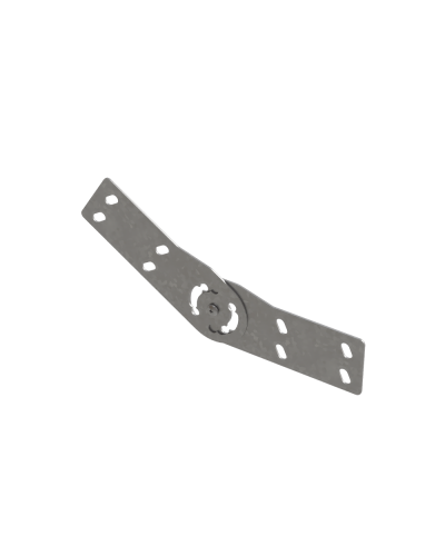 Комплект шарнирных соединителей для лестничного лотка H80 s:2,0 мм N КМ-профиль (LSHU2 N) в Кемерово Аксессуары для лотков Pintop.ru