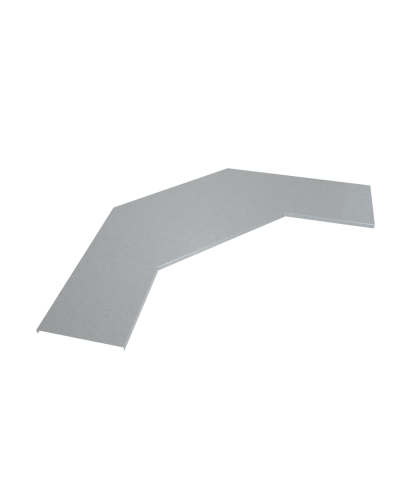 Крышка лестничного горизонтального угла 90 гр. 100 мм INOX304 КМ-Профиль (KLGL90-100 INOX304) в Кемерово Аксессуары для лотков Pintop.ru