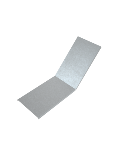 Крышка лестничного вертикального внутреннего угла 45 гр. 150 мм HD85 КМ-профиль (KLNL45-150 HD85) в Кемерово Аксессуары для лотков Pintop.ru