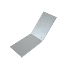 Крышка лестничного вертикального внутреннего угла 45 гр. 100 мм КМ-Профиль (KLNL45-100)