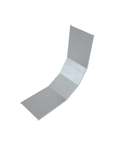 Крышка лестничного вертикального внутреннего угла 90 гр. 700 мм КМ-профиль (KLNL90-700) в Кемерово Аксессуары для лотков Pintop.ru