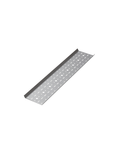 Дно лестничного лотка перфорированное 400х1,0 L2000 мм КМ-профиль (DLLP400-1.0-2000) в Кемерово Кабельные лотки Pintop.ru