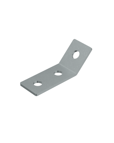 Уголок 45 гр. (3 отверстия) HD85 КМ-профиль (USG45-3 HD85) в Кемерово Аксессуары для лотков Pintop.ru