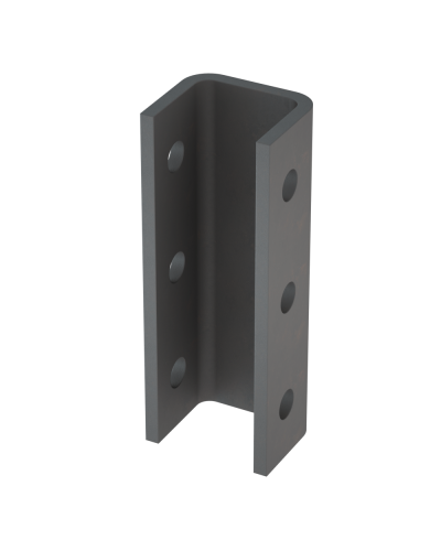 Крепление для страт-профиля 41х41 мм приварное БП КМ-Профиль (KPP41-41 БП) в Кемерово Аксессуары для лотков Pintop.ru