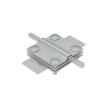 Соединитель крестообразный для прутка Ø 5-12 мм и полосы до 30 мм с 3 пластинами TD КМ-Профиль (3XS-D5-12-B30 TD)