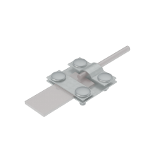 Контрольный соединитель полоса до 40 мм пруток Ø 5-10 мм CU КМ-Профиль (KS-B40-D5-10 CU)