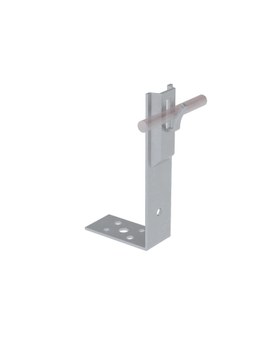 Угловой держатель зажимной для прутка Ø 5-8 мм H60 мм TD КМ-Профиль (UDZ-H60-D5-8 TD) в Кемерово Монтажные материалы Pintop.ru