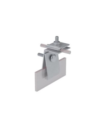 Фальцевый держатель H70 мм для прутка Ø 5-10 мм HD КМ-Профиль (FD-H70-D5-10 HD) в Кемерово Монтажные материалы Pintop.ru