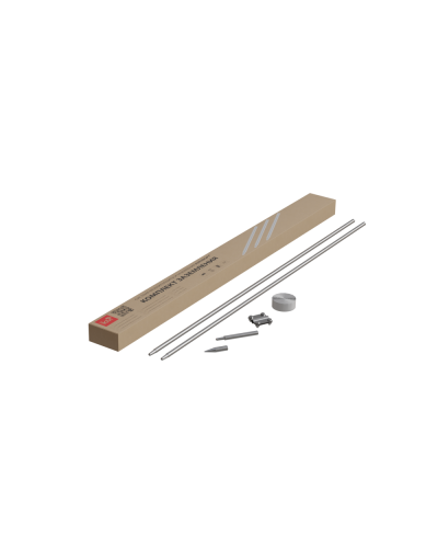 Комплект заземления из 2 стержней Ø 16 мм L=1,5 м TD КМ-Профиль (KTZ-D16-2 TD) в Кемерово Монтажные материалы Pintop.ru