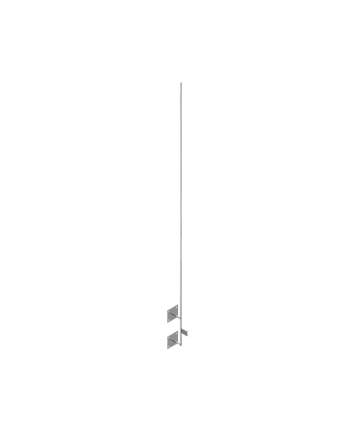 Молниеприемная мачта с опорой к стене составная H5 м HD КМ-Профиль (MKSR-H5 HD) в Кемерово Монтажные материалы Pintop.ru