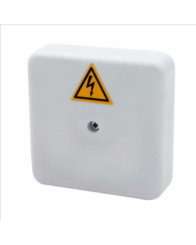 Коробка распределительная огнестойкая КРОПС-П0, IP41, габаритные размеры 75х75х20 мм, для кабелей сечением до 2,5 мм2, 2 клеммы КМ-Профиль (FRJB-KM-P0-2.5-02-КРОПС-IP41) в Кемерово Распределительные коробки Pintop.ru