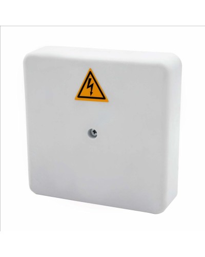 Коробка распределительная огнестойкая КРОПС-П2, IP41, габаритные размеры 100х100х30 мм, для кабелей сечением до 4 мм2, 4 клеммы КМ-Профиль (FRJB-KM-P2-4-04-КРОПС-IP41) в Кемерово Распределительные коробки Pintop.ru