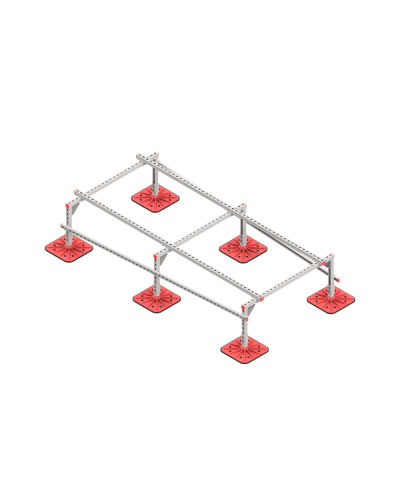 Опорная конструкция для установки оборудования TECHNORAPTOR FOOT 1200х2500 HD КМ-профиль (KM-TR-F-SSEI-1200-2500 HD) в Кемерово Системы видеонаблюдения Pintop.ru