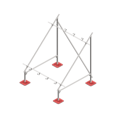 Опорная конструкция для установки солнечной панели/коллектора TECHNORAPTOR FOOT КМ-профиль (KM-TR-F-SSfSPI-C)