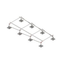 Опорная конструкция для установки оборудования TECHNORAPTOR STEELFOOT 1500х4000 тип 1 КМ-профиль (KM-TR-STF-SSEI-1500-4000-1)