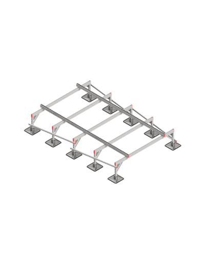 Опорная конструкция для установки оборудования TECHNORAPTOR STEELFOOT 2000х3000 тип 2 КМ-профиль (KM-TR-STF-SSEI-2000-3000-2) в Кемерово Системы видеонаблюдения Pintop.ru