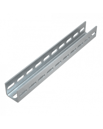 Швеллер 50х50х4,0 L950 мм тройная перфорация HD85 КМ-профиль (P50-50-4.0-950 3P HD85) в Кемерово Аксессуары для лотков Pintop.ru