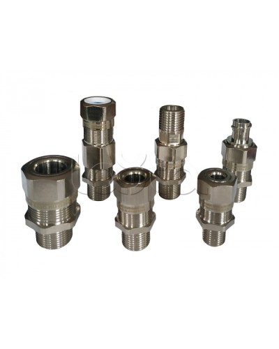 Металлический кабельный ввод взрывозащищённый Магнито-Контакт ВН16Мр12 1ExdIICGb/1ExeIIСGb/0ExiaIICGa/2ExnRIIGc/E xtaIIICDa в Кемерово Аксессуары для кабель-канала Pintop.ru