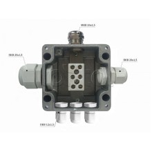 Металлическая коробка соединительная Магнито-контакт МКС 2ВК «МОРОЗ» с датчиком вскрытия корпуса (тампером), IP66/IP68