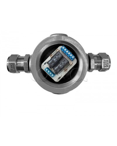 Магнито-Контакт УК-ВК-Ех-24 АЯКС П, с двумя кабельными вводами Ех МКВМ 16 в Кемерово Комутационные взрывозащищенные коробки Pintop.ru