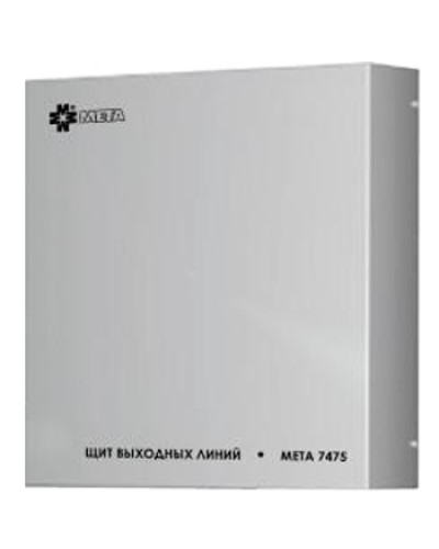 Щит выходных линий с грозозащитой на 12 линий МЕТА 7480 в Кемерово Система оповещения и трансляции Мета Pintop.ru