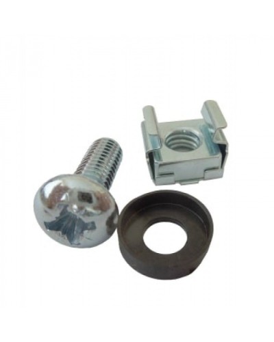 Комплект крепежа (винт М5 чёрный, гайка кузовная М5, шайба 5 чёрная по 40шт) МЕТА 9919 в Кемерово Система оповещения и трансляции Мета Pintop.ru