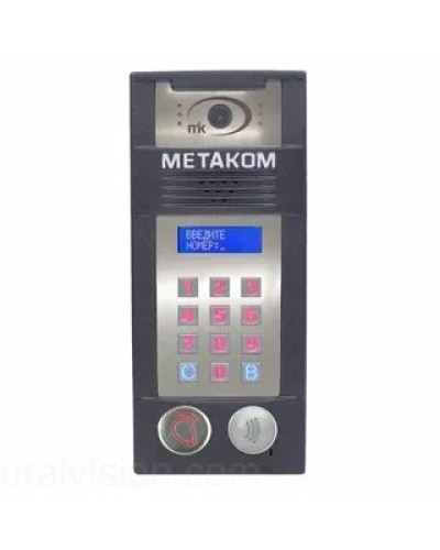 Многоабонентый антивандальный блок вызова со встроенной гибридной видеокамерой Метаком MК2018-MFCGVH в Кемерово Блоки вызова многоабонентные Pintop.ru