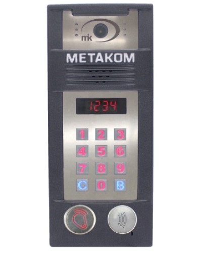 Многоабонентый антивандальный блок вызова со встроенной гибридной видеокамерой Метаком MК2018-RFMFСVH в Кемерово Блоки вызова многоабонентные Pintop.ru